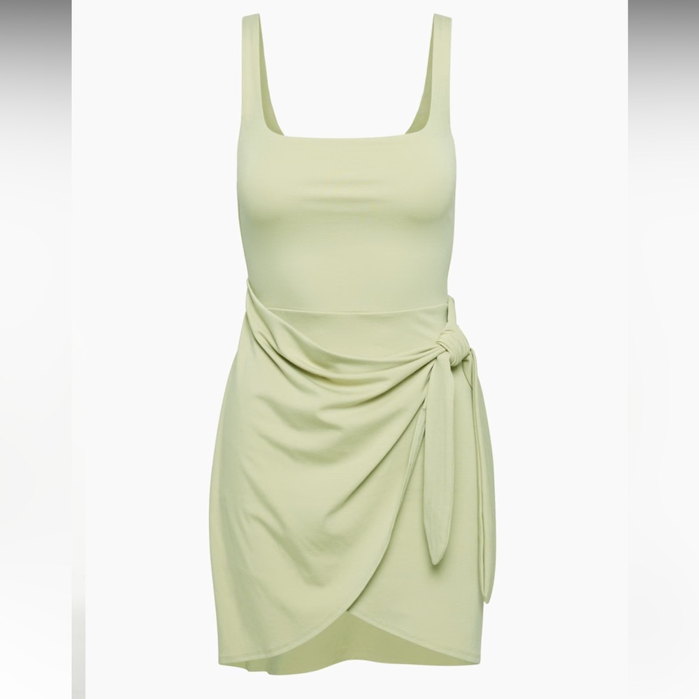 Aritzia Wilfred New Saturn Mini Dress, Soft Pistachio Green, S